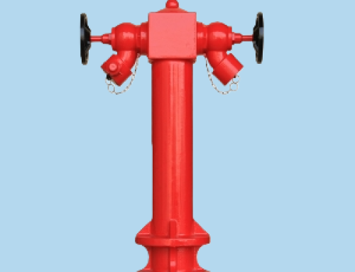 2 Ways with Valves Wet Barrel Pillar Hydrant